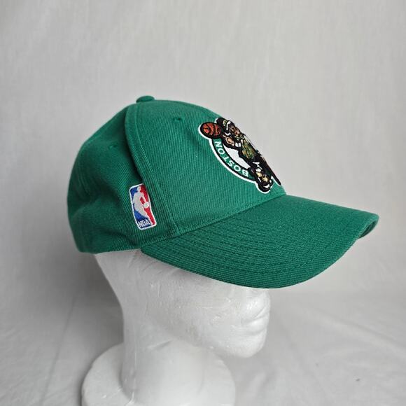 Reebok Boston Celtics Leprechaun Logo Hat NBA Green - Picture 10 of 12